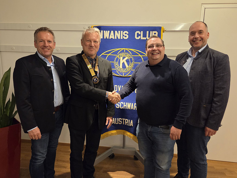 Neuer Präsident Kinwanis Club Waldviertl